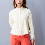 S132 | Lila Lace Detailed Shirt - Image 8