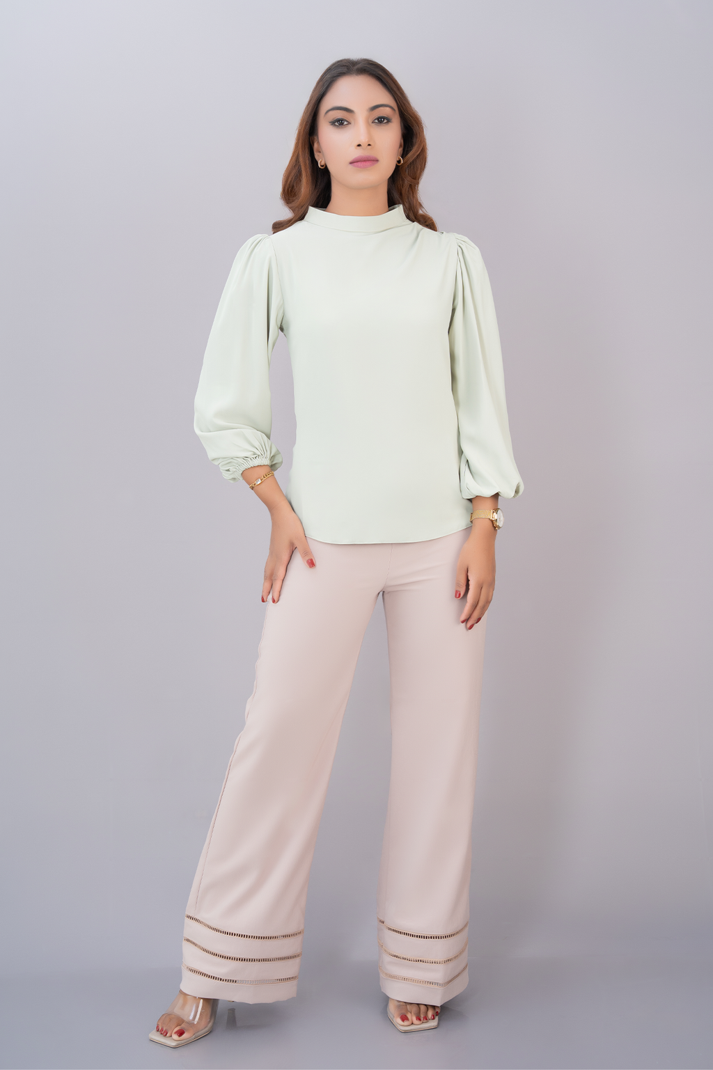 P113 | High Waist Lace Pant