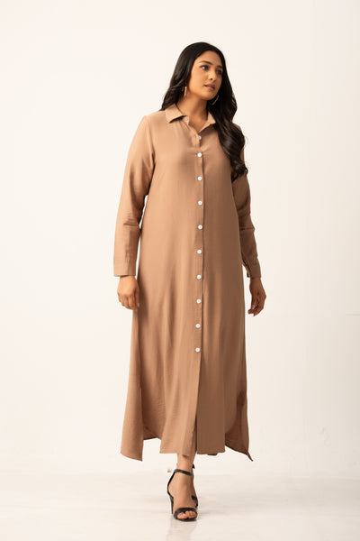 D133 l Shirt Maxi Dress