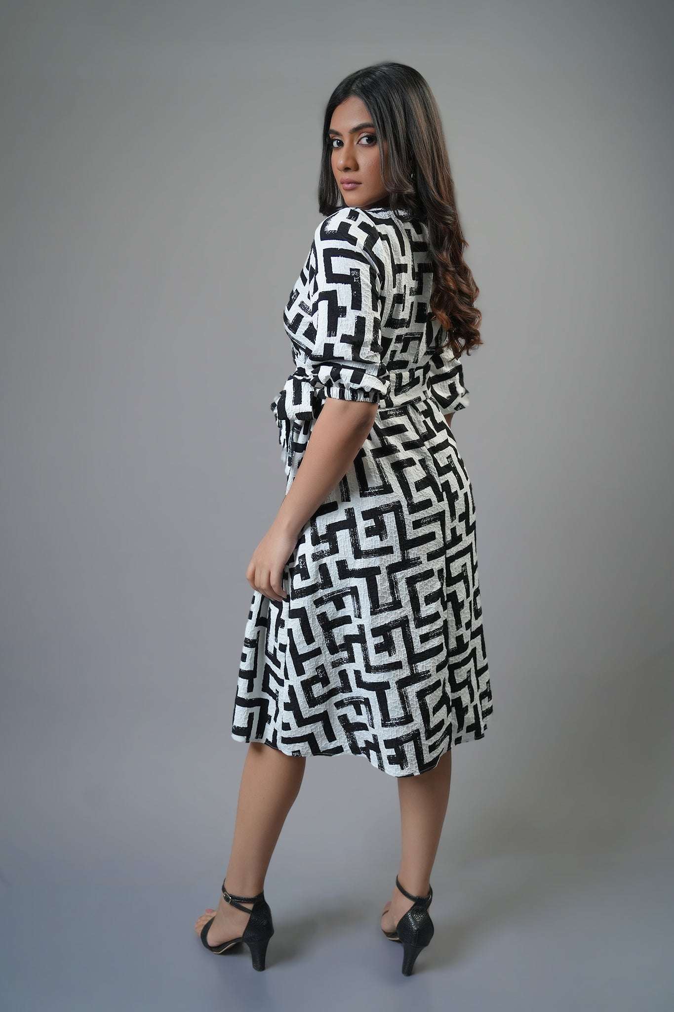 D177 l Lap Midi Dress