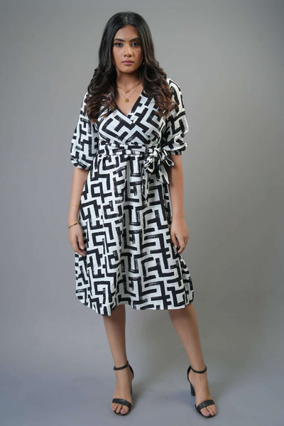 D177 l Lap Midi Dress