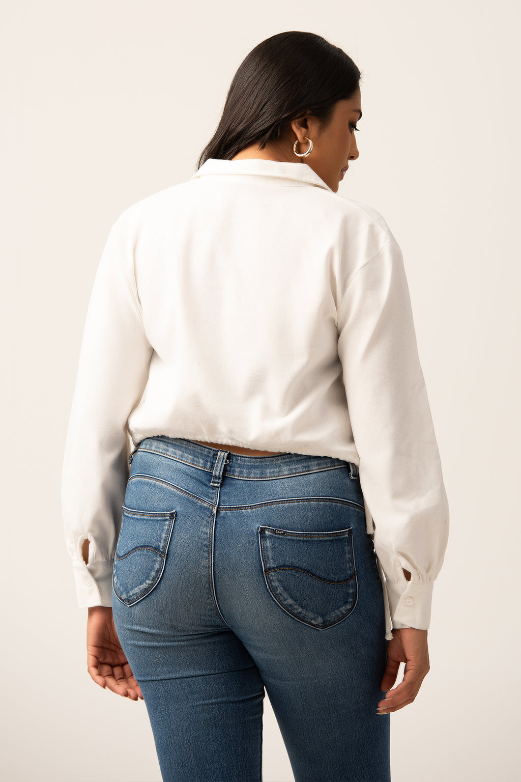 T101 | String Pull Up Shirt Top