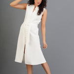 D038 l Belt Detailed Maxi Dress - Image 1