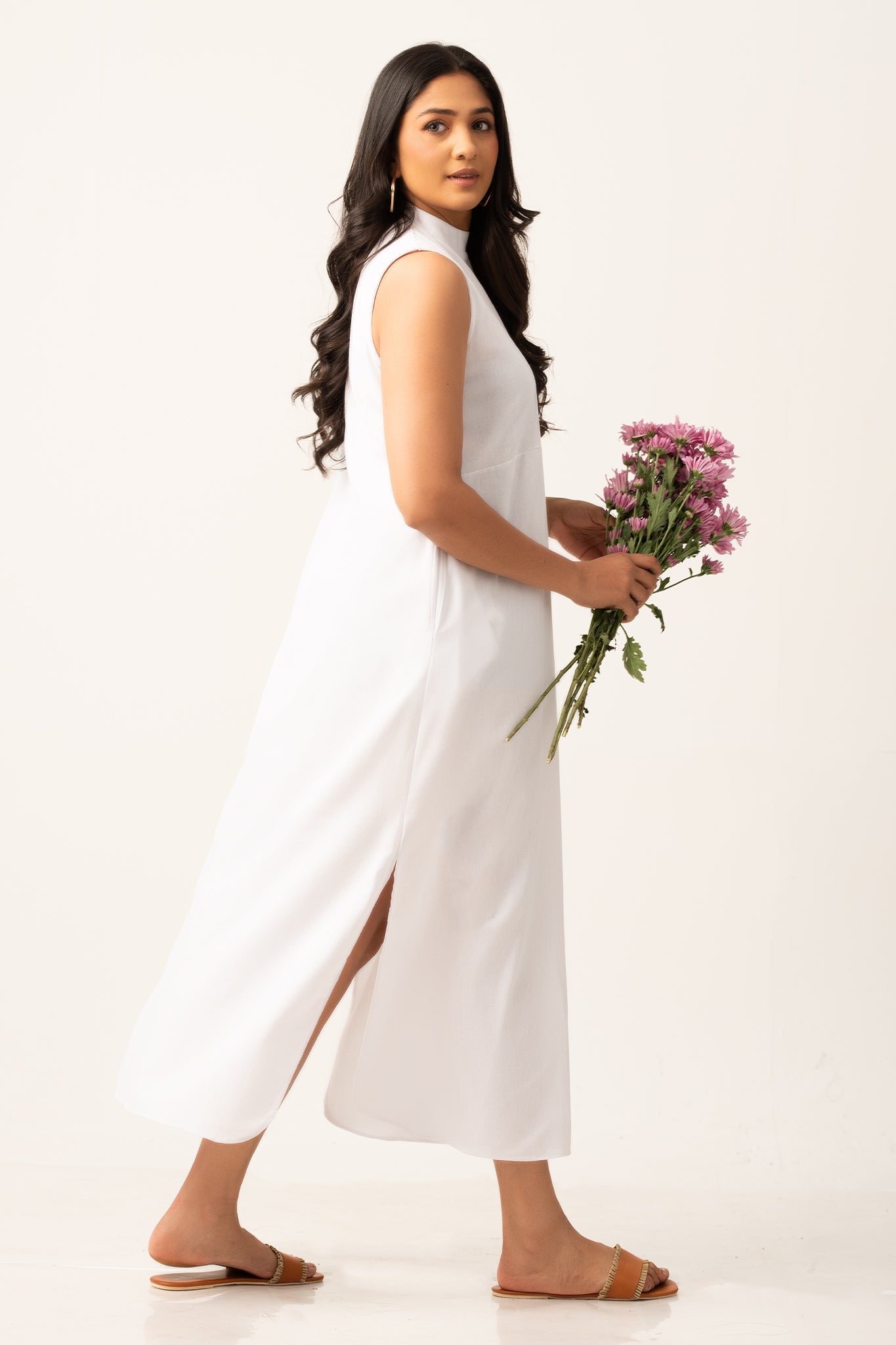 D138 | Blouson Midi Dress