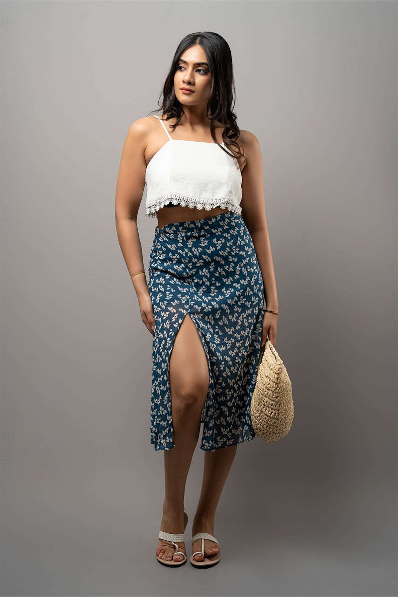 SK163 l Kara Printed Skirt