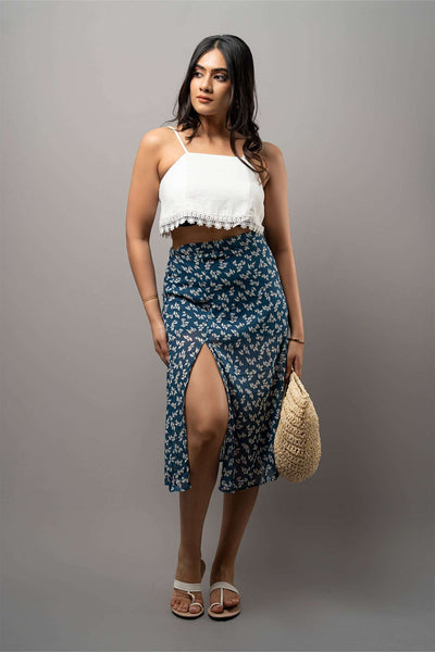 SK163 l Kara Printed Skirt