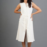 D038 l Belt Detailed Maxi Dress - Image 2