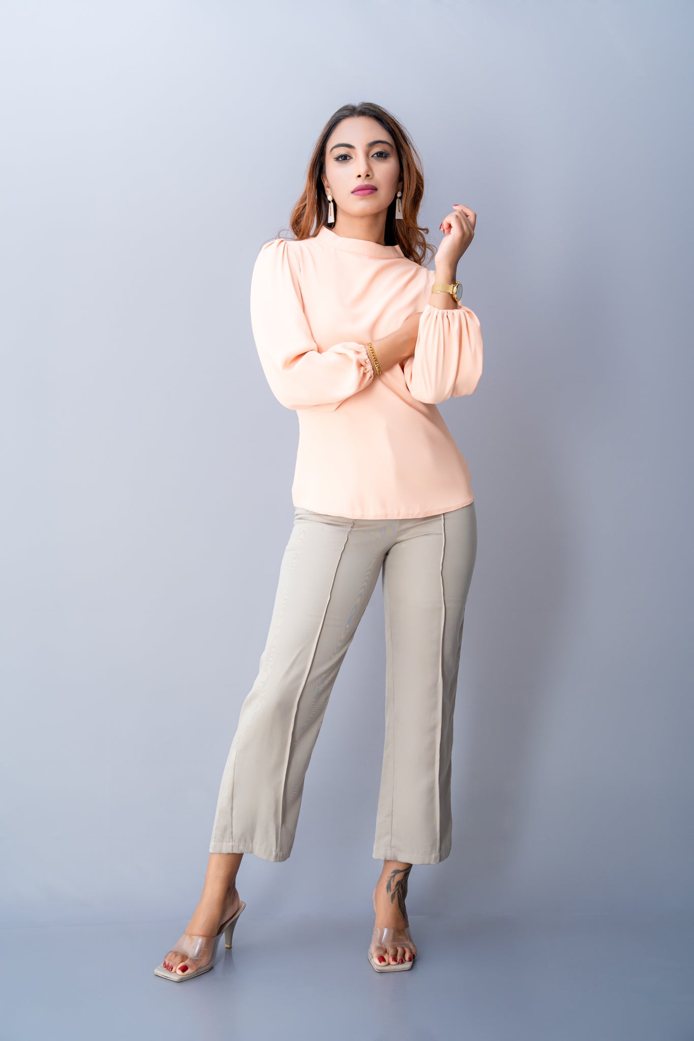 T104 | Trinity Pleat Top