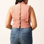 T134 l Lace Cutlon Top - Image 6