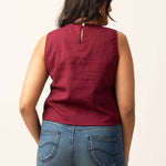 T146 l Linen Lace Top - Image 5