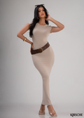 D271 | Elina Bodycon Maxi Dress