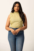 T134 l Lace Cutlon Top