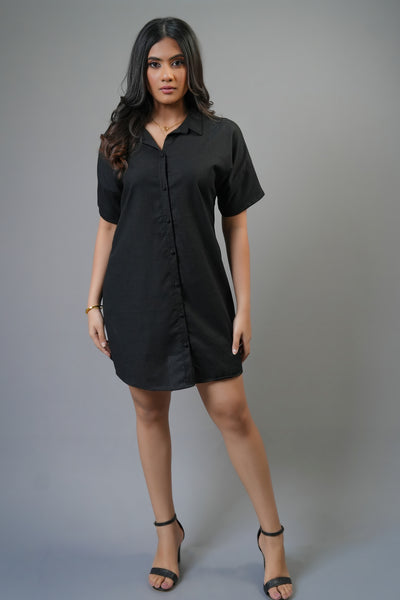 D159 l Mocha Mini Dress