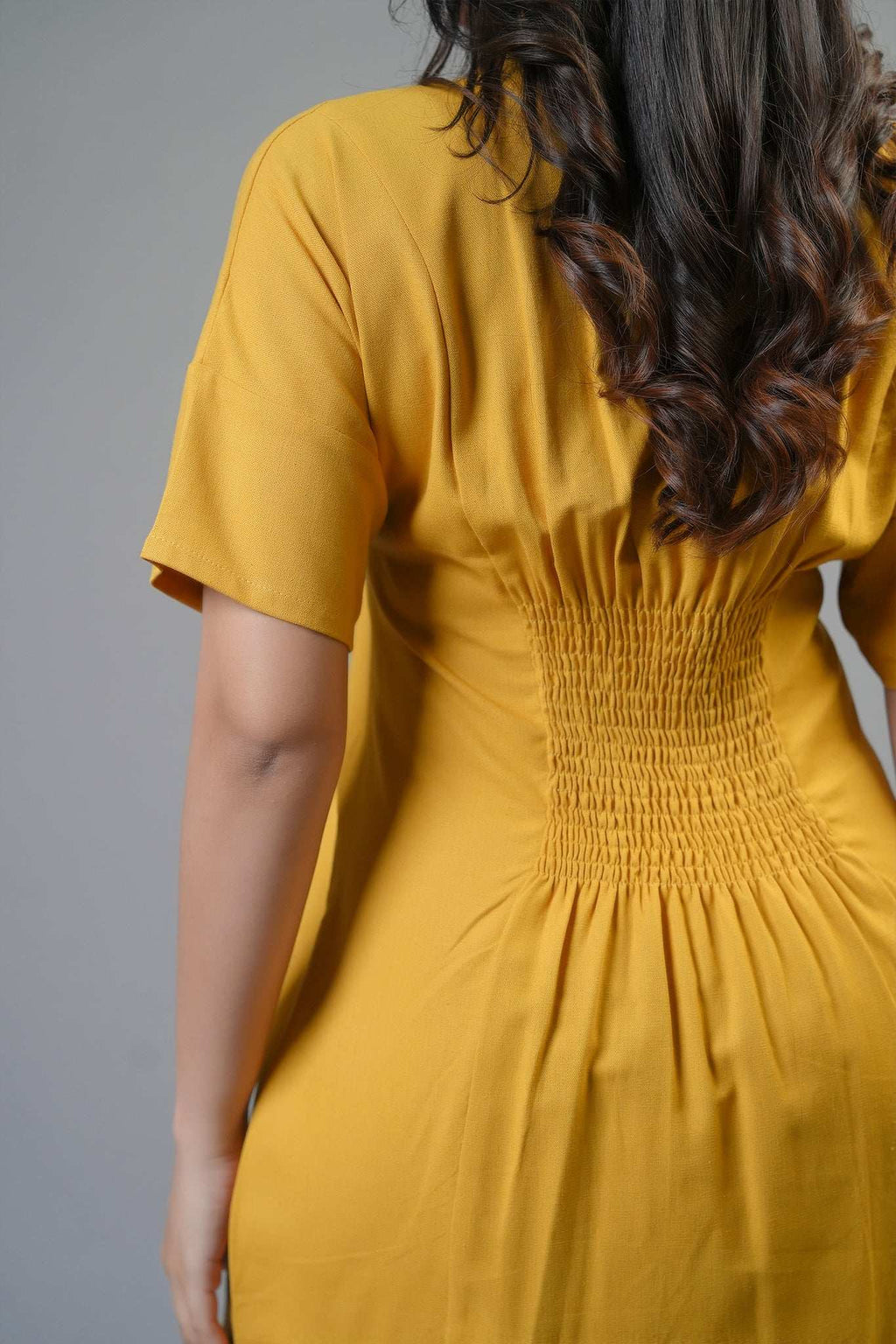 D159 l Mocha Mini Dress