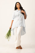 S100 | Oversized Striped Shirt