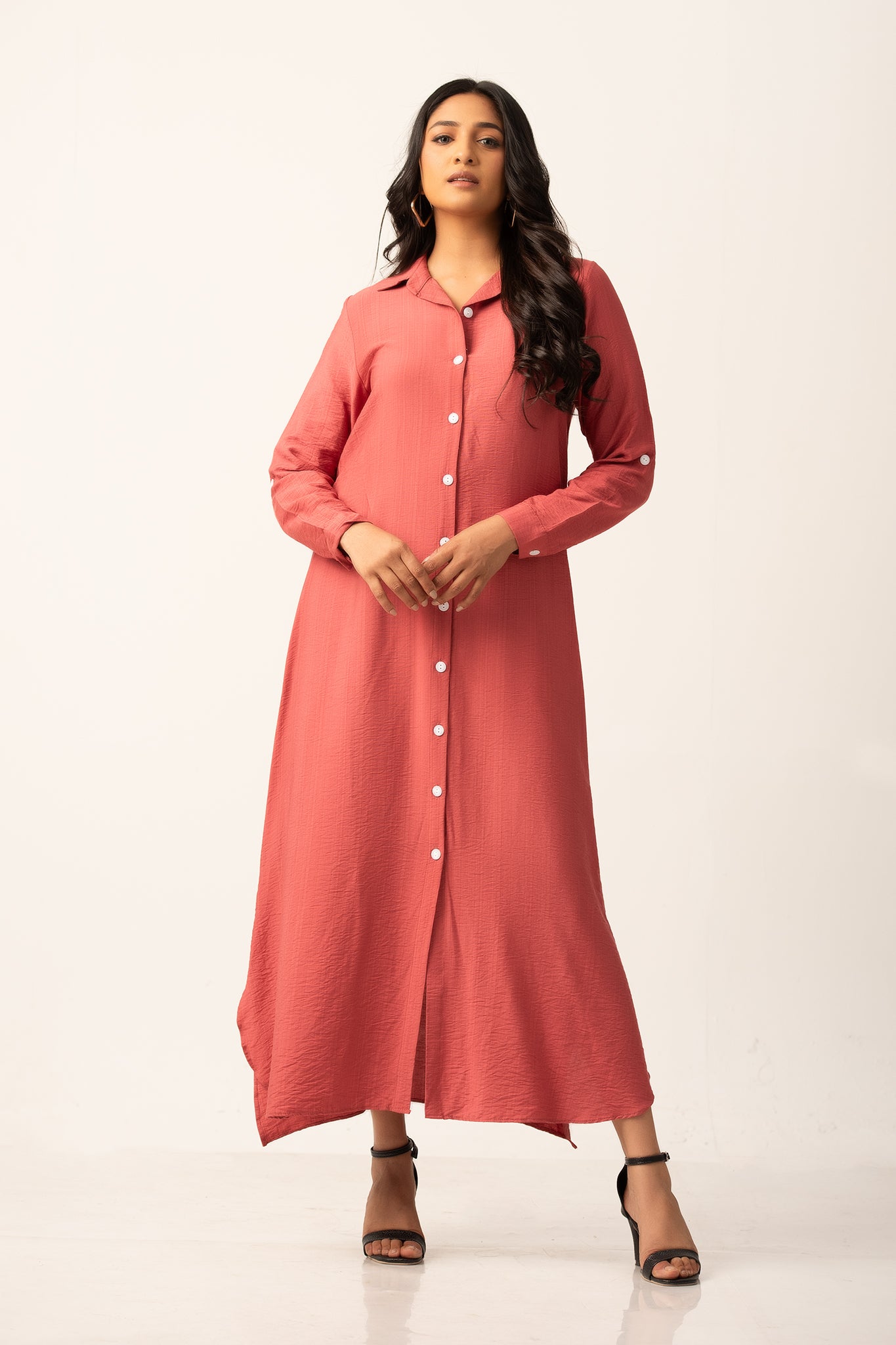 D133 | Shirt Maxi Dress