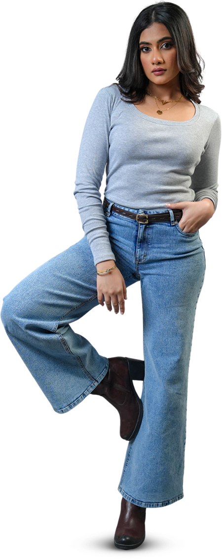 Long Sleeve Rib Tee
