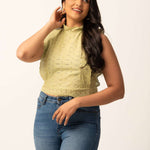 T134 l Lace Cutlon Top - Image 10