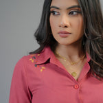 Front EMB Linen Shirt - Image 5