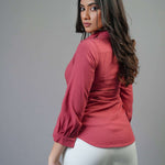 S025 l Front Emb Linen Shirt - Image 6