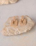 Gold Rhinestone Earring