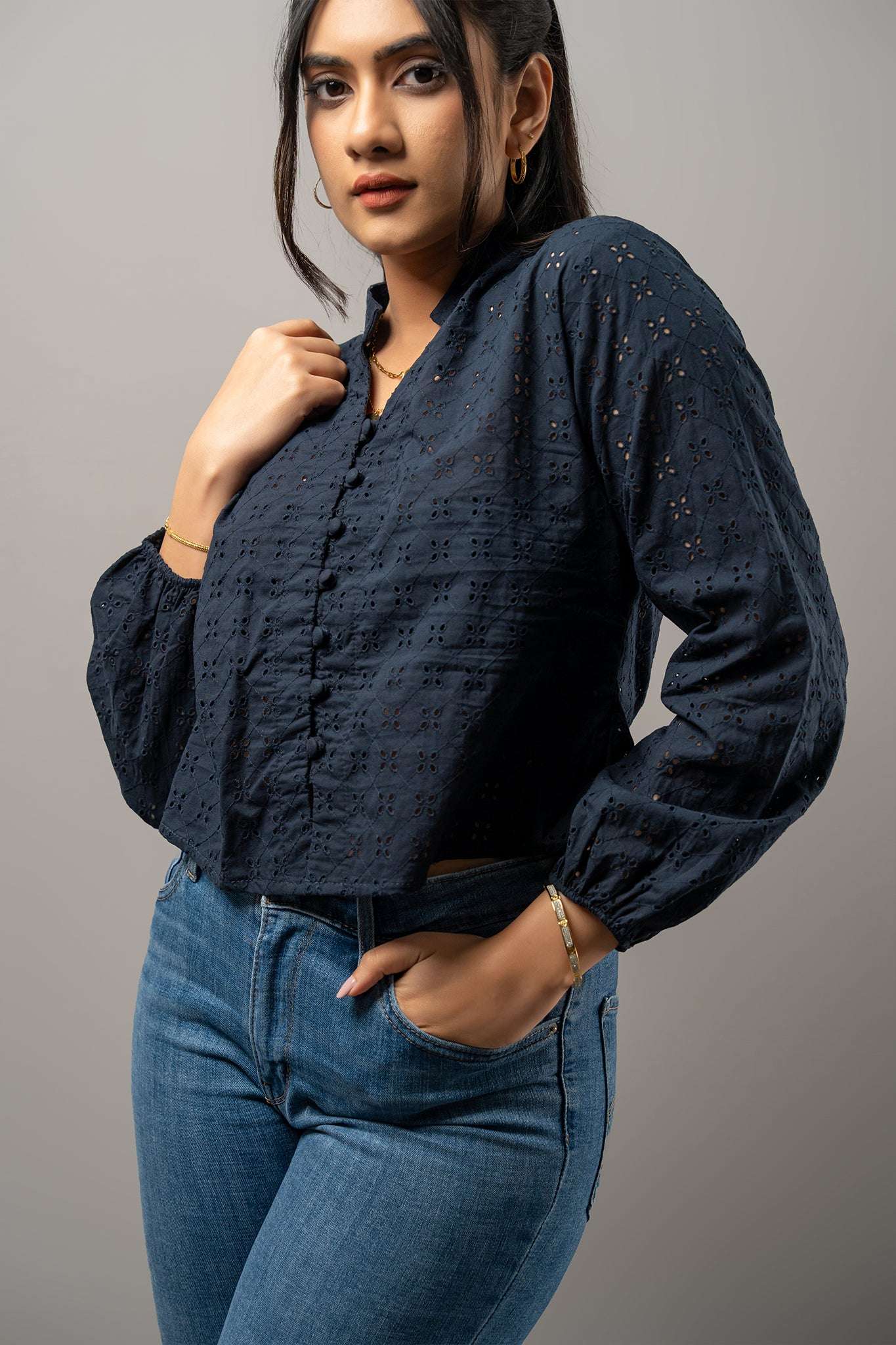 T161 l Jade Cutlon Top