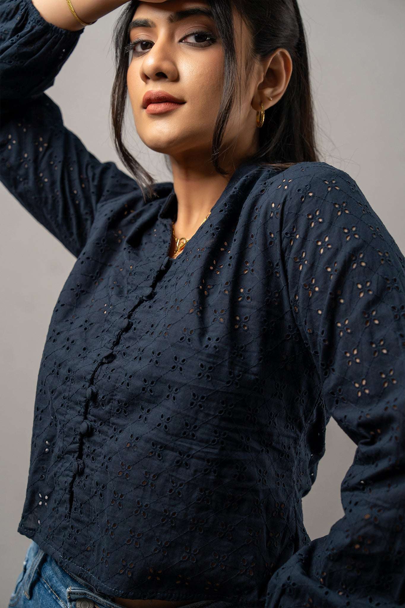 T161 l Jade Cutlon Top