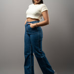 T155 l Joy Crop T-Shirt - Image 1