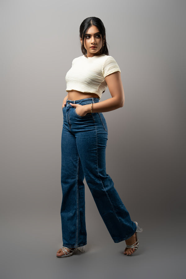 Joy Crop T Shirt