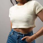 T155 l Joy Crop T-Shirt - Image 3
