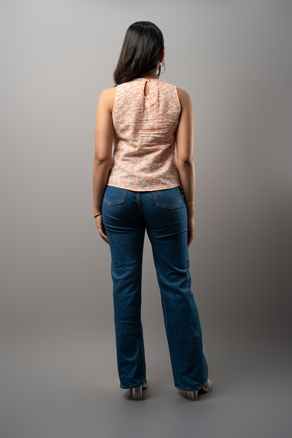T182 | Floral Bib Top