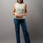 T182 l Floral Bib Top - Image 5