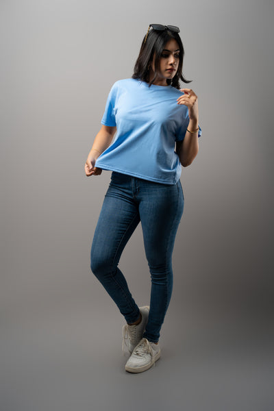 T167 l Polo Crop T-Shirt