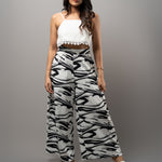 Printed Wide Leg Pant - Image 1