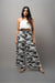Printed Wide Leg Pant