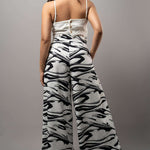 P208 l Printed Wide Leg Pant - Image 3