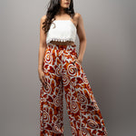 Printed Wide Leg Pant - Image 9