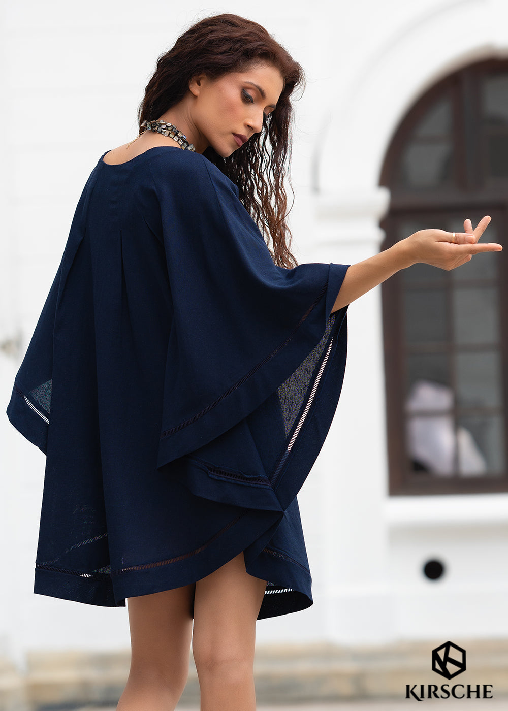 D032 | Lace Crescent Mini Dress