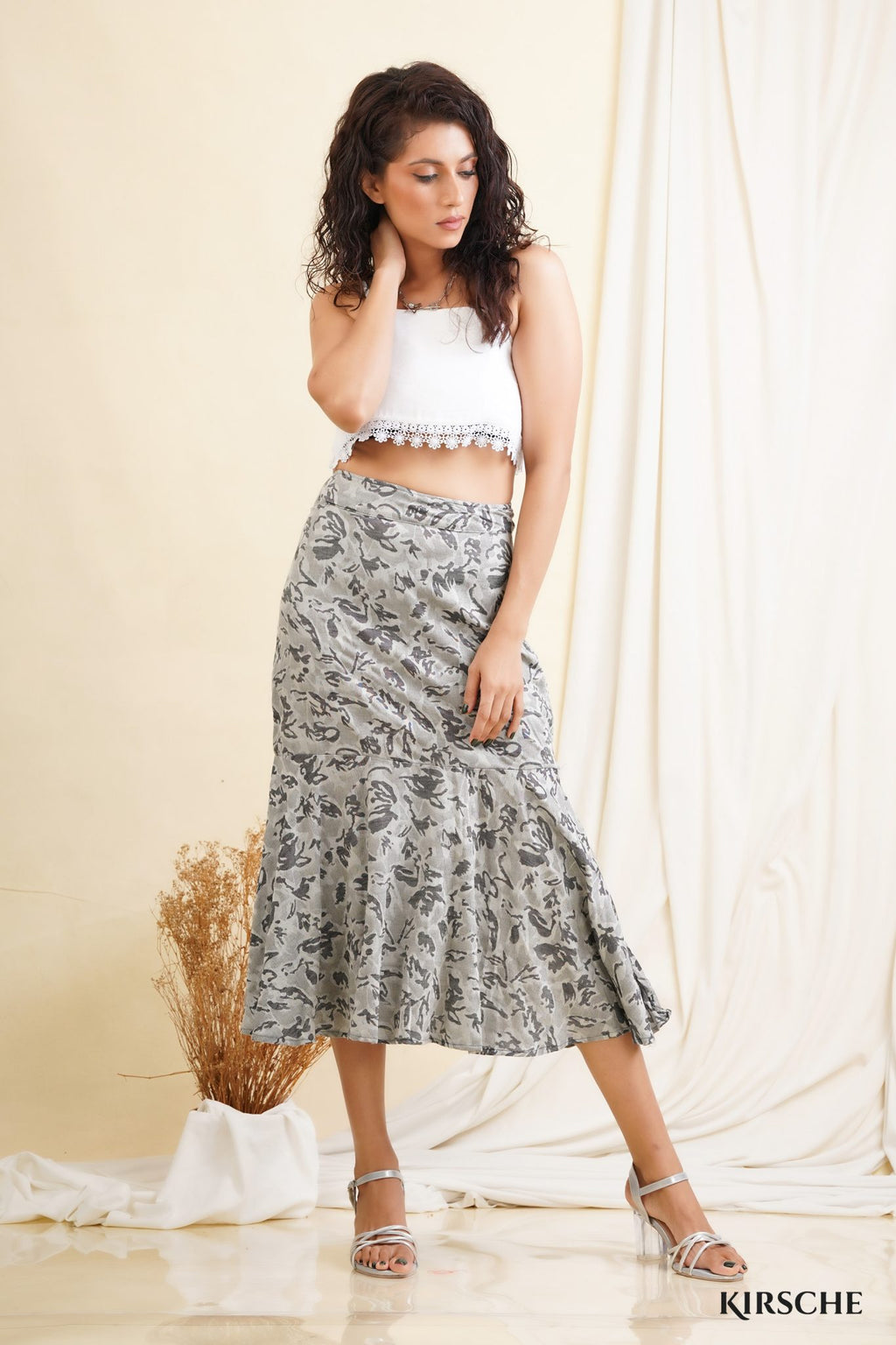 SK056 | Printed Mermaid Skirt