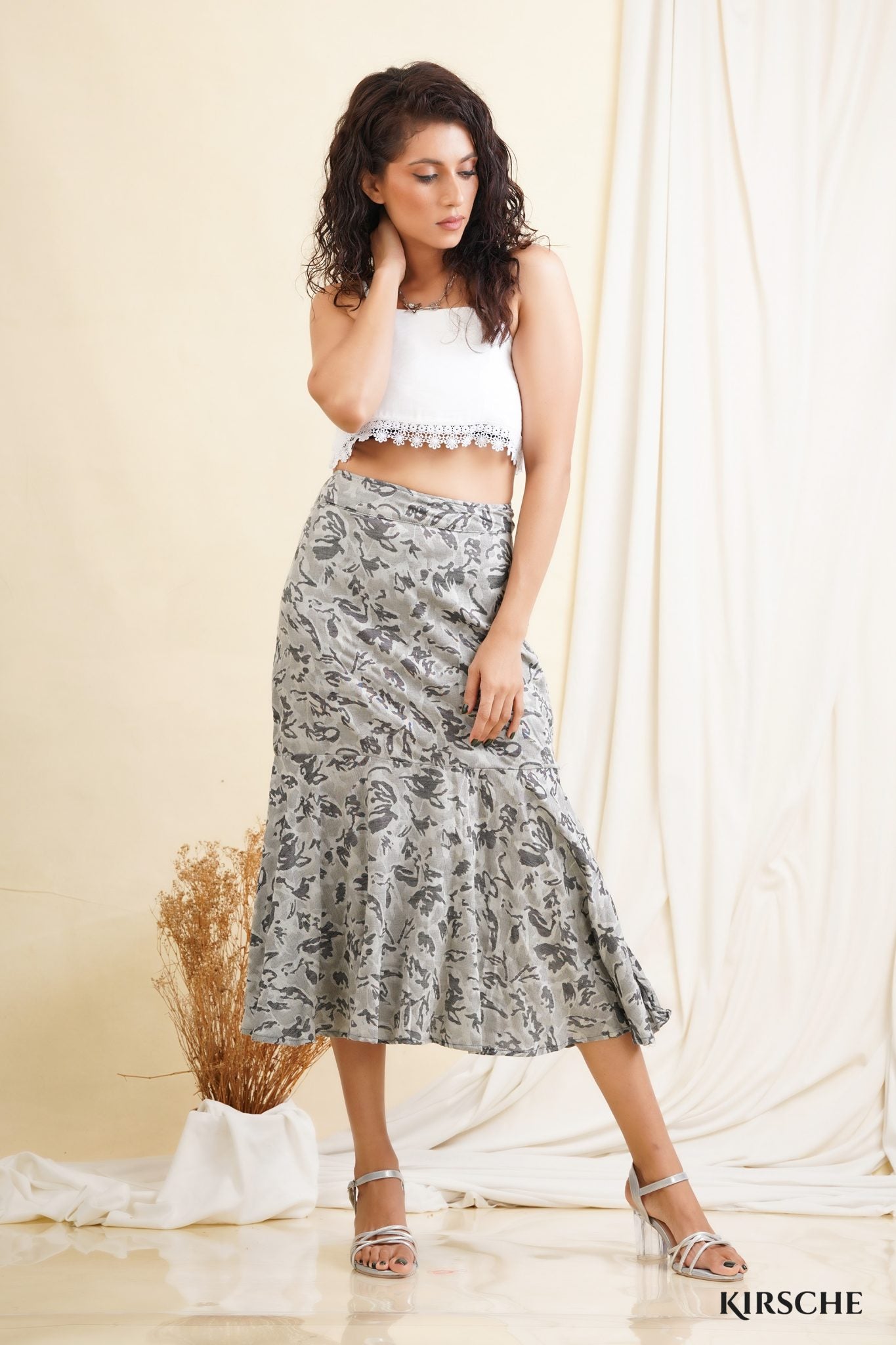 SK056 | Printed Mermaid Skirt