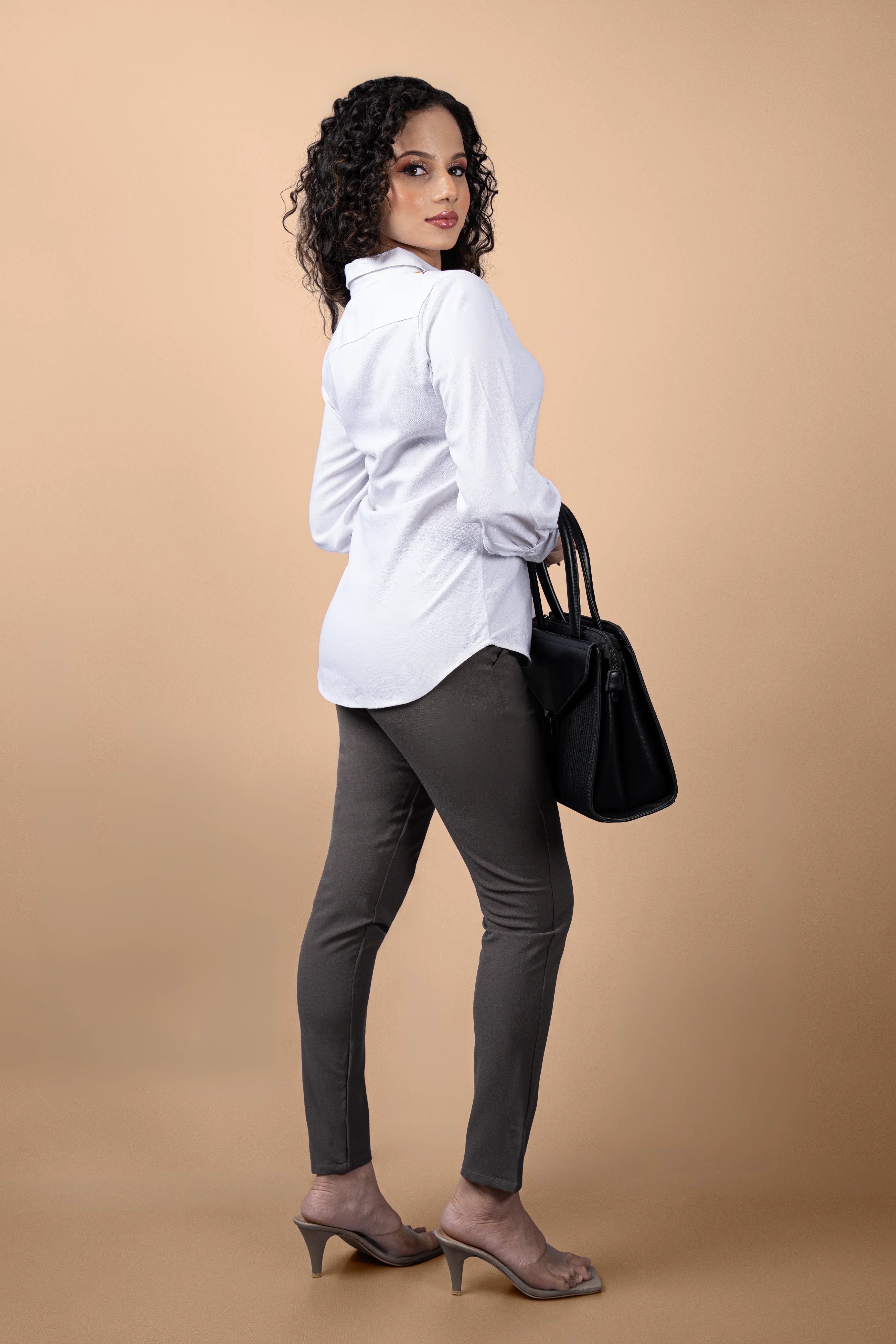 S025 | Front Emb Linen Shirt