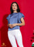RUFFLED BLOUSON TOP