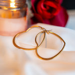 HEART HOOP EARRING - Image 3