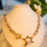Five pointed Star Neckless Gold - Image 2