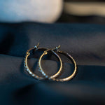 SILVER GLASS EARRING - Image 1