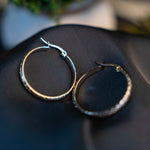 SILVER GLASS EARRING - Image 2
