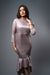 D080 l Flowing Back Dress