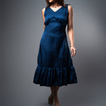 D068 | Plung Back Tie Dress - Image 5