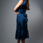 D068 | Plung Back Tie Dress - Image 7