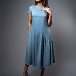 D054 | Tilted Waist Midi Dress - Image 6